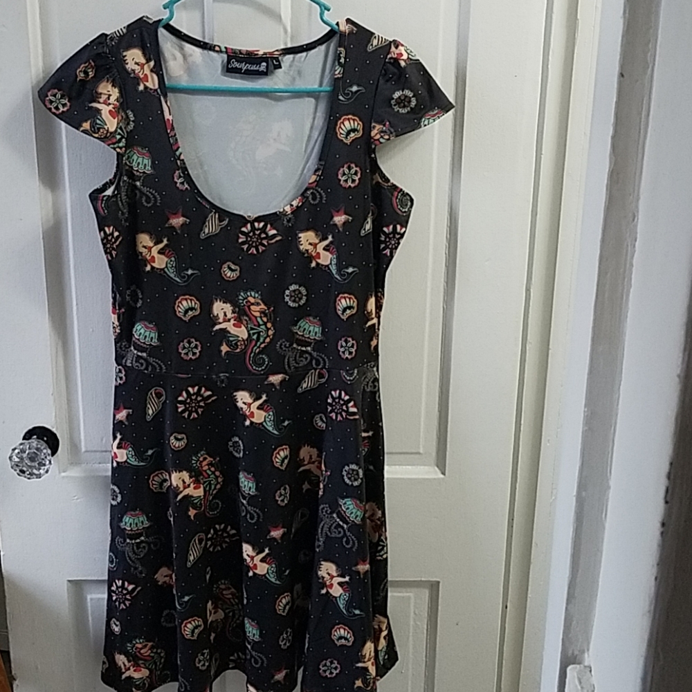 Sourpuss mermaid nautical cupie dress - Picture 2 of 4
